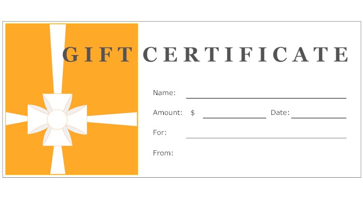 Gift Certificate